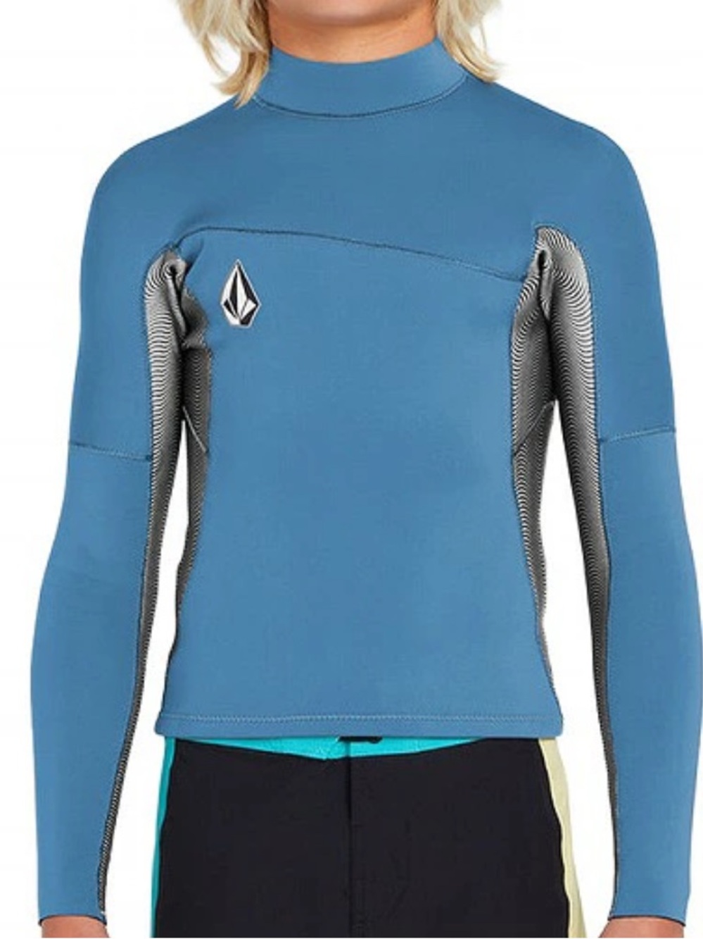 NWT Volvom Big Kids Long Sleeve Blue Wetsuit Jacket Surf Swim Size 16